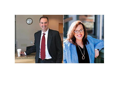 Photo of new foundation board members George Grama and Erica Jane Flores.